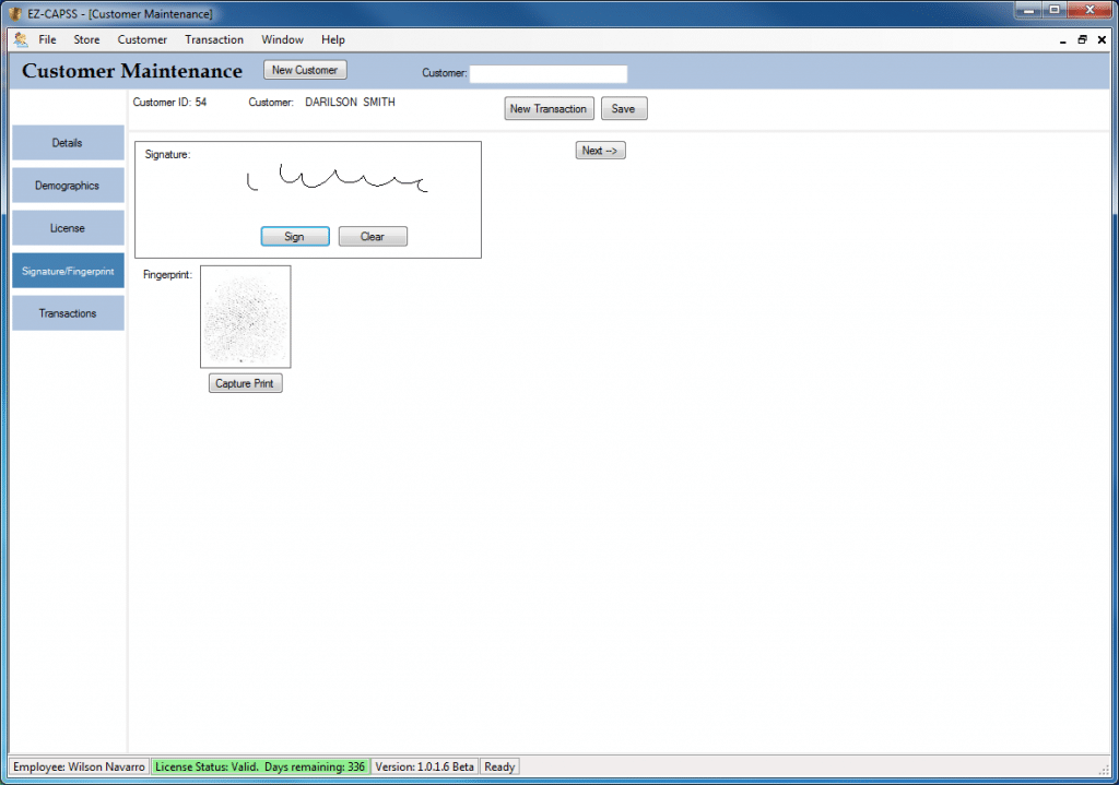 SignatureFingerPrintV2