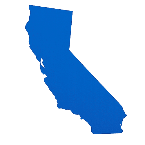 California map graphic